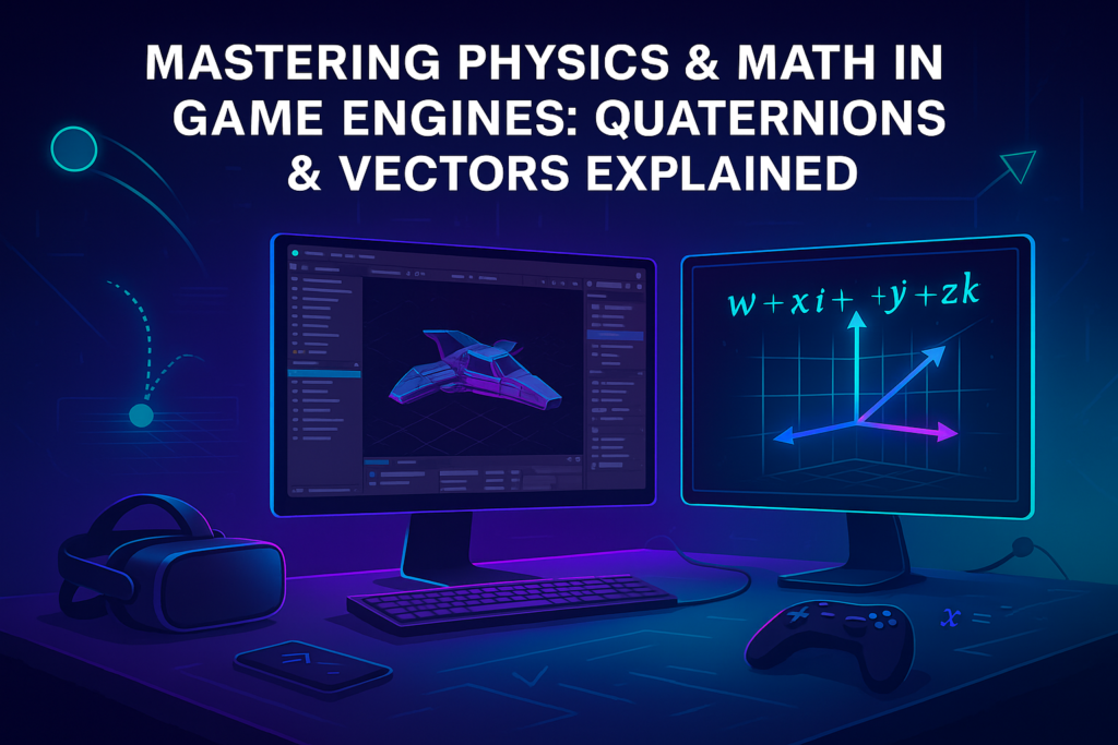Mastering Physics & Math in Game Engines: Quaternions & Vectors Explained